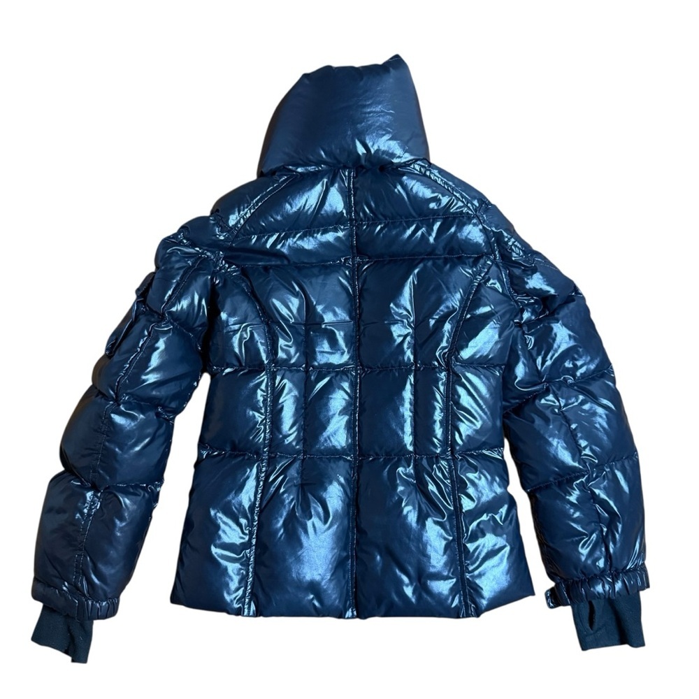 SAM. Kids Black Shiny Freestyle Down Puffer Jacket -Size 12Y - Picture 5 of 11